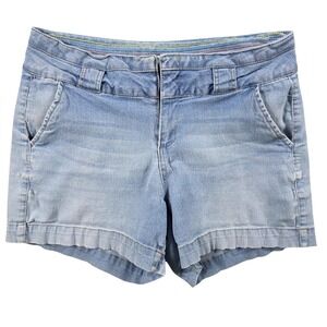 One 5 One Denim Shorts 12 Mid Rise Cuffed Stretch Casual Minimalist Summer
